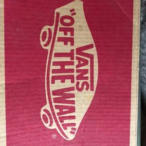 Red Vans “OFF THE WALL” Mens 6.5 Womens 8.0